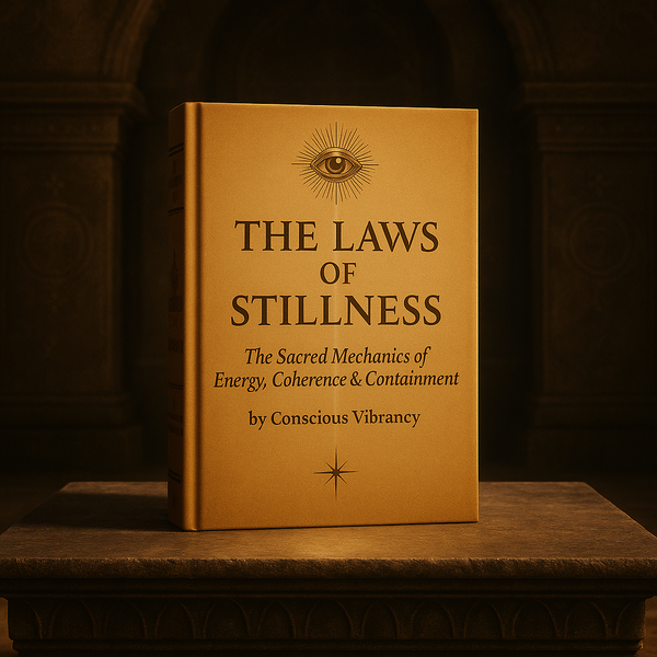 The Laws of Stillness — A Sacred Transmission on Energy, Coherence & Containment